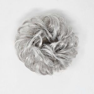 Curly Messy Hair Bun, Synthetic Hair Scrunchie, Hair Bun Pony Tail